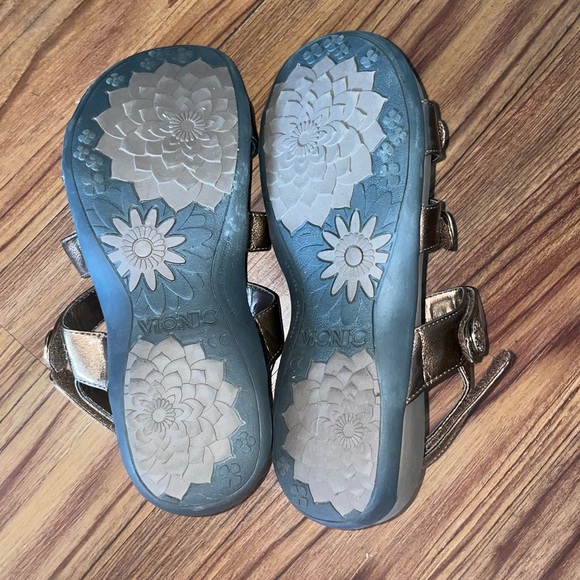 COPY - Vionic Cathy Women W Open-Toe Synthetic Bronze Slingback Sandal - Picture 8 of 11